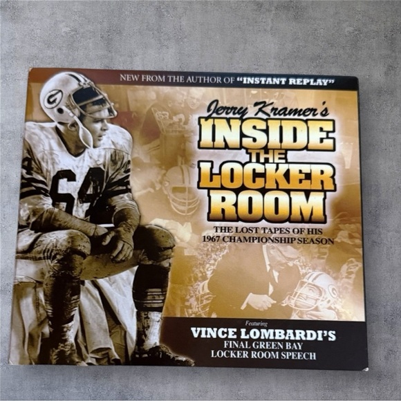 JERRY KRAMER'S "Inside the Locker Room" CD Set & Companion Photo Booklet - Picture 1 of 8